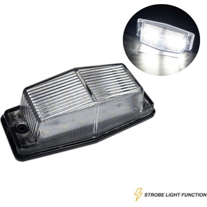  Led Лед Диоден Бял Габарит Мигаща светлина 12 Диода 12v - 24v За Камион Трактор Багер Селскостопански Машини и др