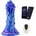 HISMITH WDA030-M Wildolo Designer Series Silicone Dildo Vibrator with App 21.5cm Blue