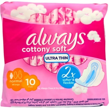 Always дамски превръзки sensitive, normal, 10 броя