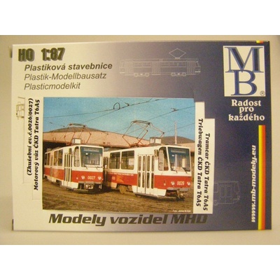 MB modely Stavebnica električky ČKD Tatra T6A5 1:87