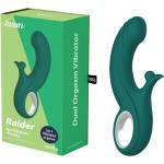  Тласкащ вибратор с потупващ клитор стимулатор, 20, 3см. - Kissen Raider (CHISA00328)