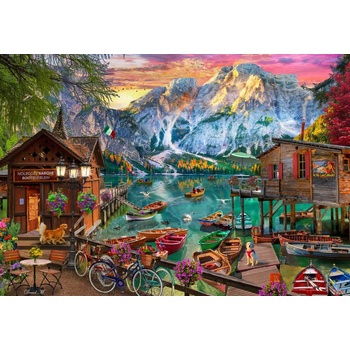 Bluebird Puzzle - Puzzle Maclean: Lago Di Braies, Italy - 1 000 piese