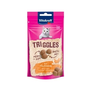 Vitakraft TRIGGLES лакомства за котки с пуйка 40 г