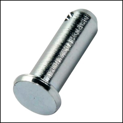 Čep s hlavou 8 x 25 mm (18,7 mm), pozinkovaný, s otvorem pro závlačku