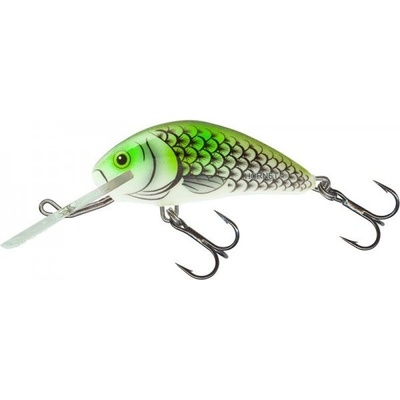 Salmo Hornet 4cm Sinking Olive Hot Spot