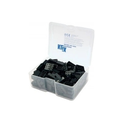 Q-bricks UNICOLOR černé kostky 300 ks