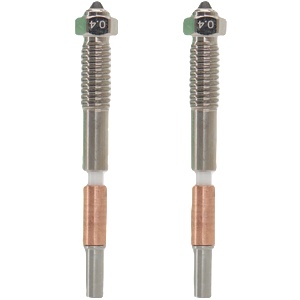 QIDI Tech Биметална дюза за Plus4 - Комплект от 2 бр - 0, 4 mm (16392818802)