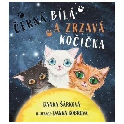 Černá, bílá a zrzavá kočička