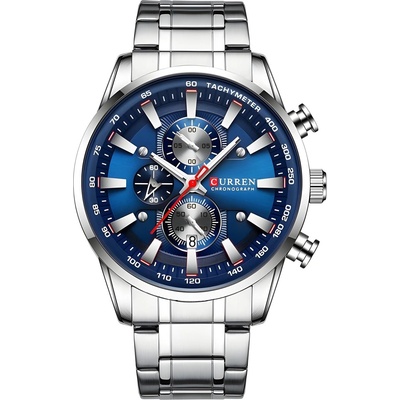 Curren Часовник curren na-14256 - Сребристо / Синьо kp14256 (na-14256)