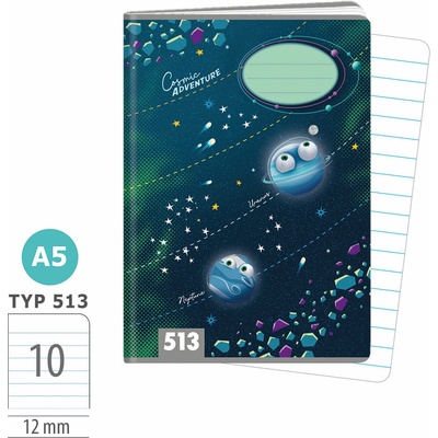 ARGUS Sešit A5 TYP 513 Cosmic Adventure - Vesmír