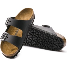 Birkenstock Arizona pánské kožené pantofle 552111 Černá