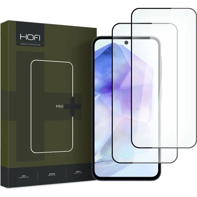 HOFI GLASS PRO+ 2-БРОЯ защитено стъкло Galaxy A35 / A55 5G черно (5906203691845)