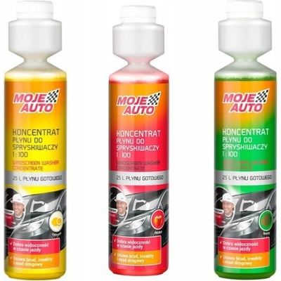 Moje Auto Letná kvapalina do ostrekovačov Citrón koncentrát 1:100 250 ml