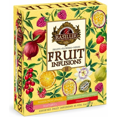 Basilur Fruit Infusions Assorted Vol. III 40 x 2 g