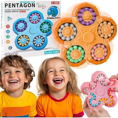 Woopie antistresová logická hra Magic Beans Puzzle Pentagon