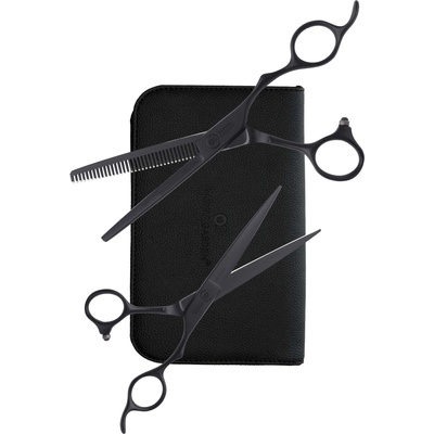 Olivia Garden SilkCut PRO Matt Black 6.50 Shear/6.35T EUR Thinner