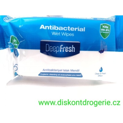 Deep Fresh vlhčené ubrousky na ruce antibakteriální 15 ks