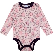 Winkiki Kids Wear Dívčí body Cats růžová