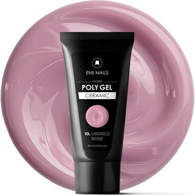 Enii Nails Poly gel Ceramic 10 Vintage Rose 30 ml