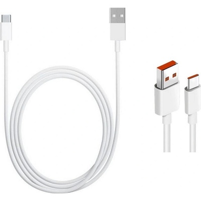 Xiaomi Dátový kábel originálny typu C 6A, biely (Bulk)
