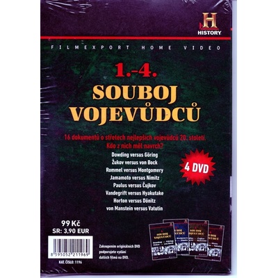 Souboj vojevůdců - 1-4 DVD