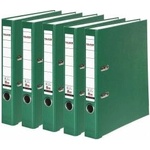Falken 5x PP-Color plastic folder 5 cm narrow DIN A4 green - 15047934