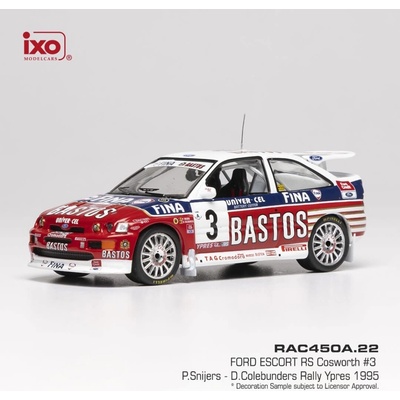 IXO Ford Escort RS Cosworth Rally Ypres 1995 3 Snijers Colebunders 1:43