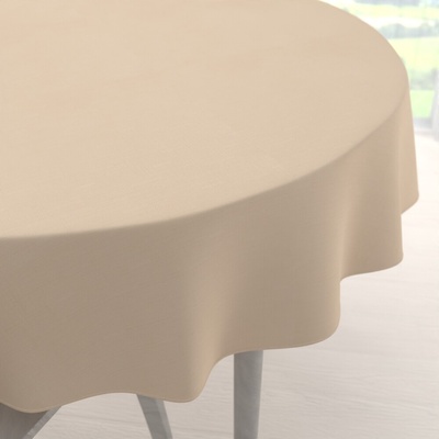 Biante Teflónový okrúhly obrus Paris TF-142 Krémovo béžový Ø 70 cm