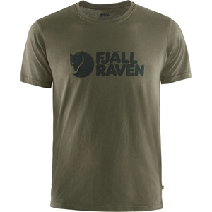 Fjällräven Мъжка тениска Fjällräven Fjällräven Logo T-shirt - Dark Olive - размер M (016-6755-0113)