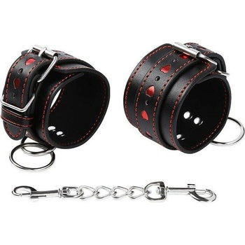 Ohmama Fetish Wrist Restraints With Heart Inlay