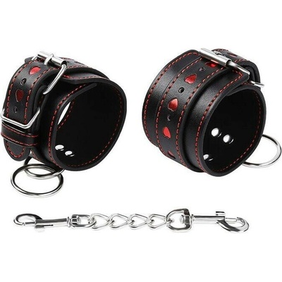 Ohmama Fetish Wrist Restraints With Heart Inlay