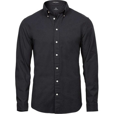 Tee Jays košeľa Oxford Perfect s dl. rukávom 4000 čierna