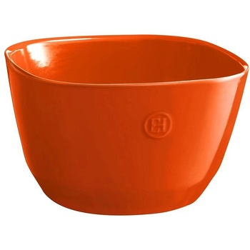 Emile henry (Франция) Квадратна керамична купа за салата EMILE HENRY Salad Bowl L - 26 х 26 см - оранжева (EH 6596-76)