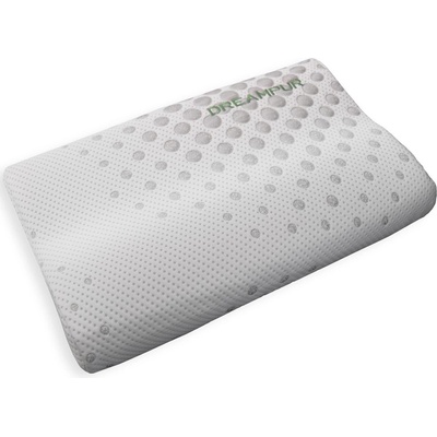 Dreampur anatomický polštář z latexové pěny grey dots profilovaný 30x50