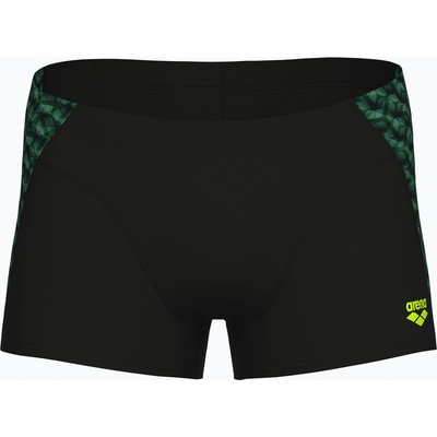 arena Мъжки боксерки Arena Monogram Swim Short black/dark sage multi