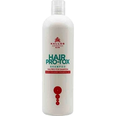 Kallos hydratační šampon pro suché a poškozené vlasy Hair Botox Shampoo with Keratin Collagen and Hyaluronic Acid 500 ml
