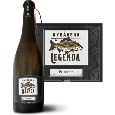 Sablio Rybárska legenda Prosecco biele suché šumivé víno 10,5 % 0,75 l (holá fľaša)