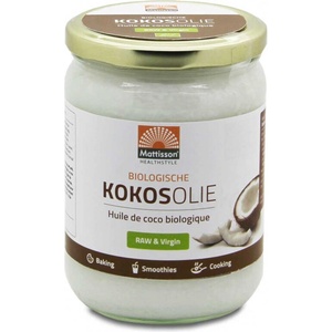 Mattisson Healthstyle 100 % Кокосово масло (сурово, студено пресовано) Био 500 ml (MT1550)