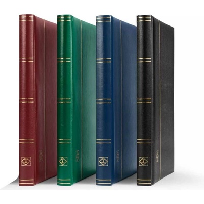 Leuchtturm Zás. COMFORT - A4, vat. desky, černé listy, 32 str., pergamen. mezilisty Červená