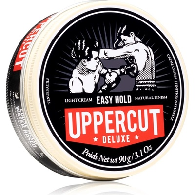 Uppercut Deluxe Easy Hold лек стилизиращ крем За коса за мъже 90 гр