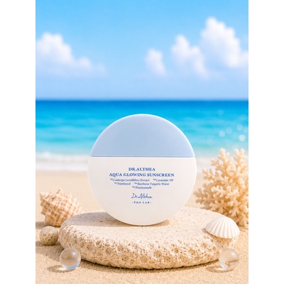 Dr. Althea Слънцезащитен крем за лице SPF50+ PA++++ с пантенол и серамиди Dr. Althea Aqua Glowing Sunscreen