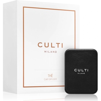 Culti Milano Car Diffuser Black Thé aроматизатор за автомобил + резервен пълнител 73x53 см