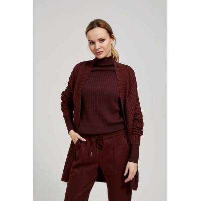 Moodo Дълга жилетка в кестеняв цвят Moodo Moodo | Kafyav | ЖЕНИ | XS