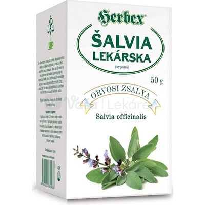 Herbex Bylinný čaj Šalvia lekárska sypaná 50 g