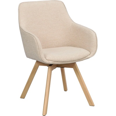 Rowico Home Бежови тапицирани трапезни столове в комплект 2 бр. Alison - Rowico (117880)