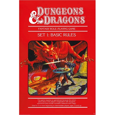 Abysse Corp Макси плакат ABYstyle Games: Dungeons & Dragons - Basic Rules (GBYDCO388)