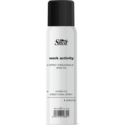 Shot Work Activity HYPER FIX Directional Spray - "priamy" detailný lak na vlasy, 100 ml