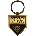 Kiss Gold Army Pennant (Double Sided) Ключодържател (KISSKEY20)