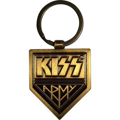 Kiss Gold Army Pennant (Double Sided) Ключодържател (KISSKEY20)