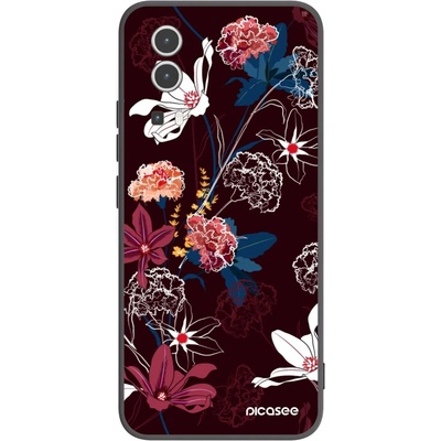 Pouzdro Picasee silikonové Vivo Y72 5G - Dark Meadow černé